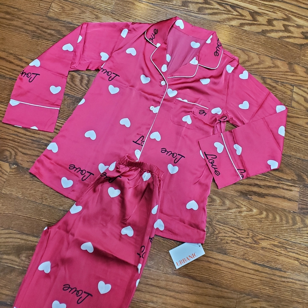 (2)Button Night Pant Sets by Urbanic